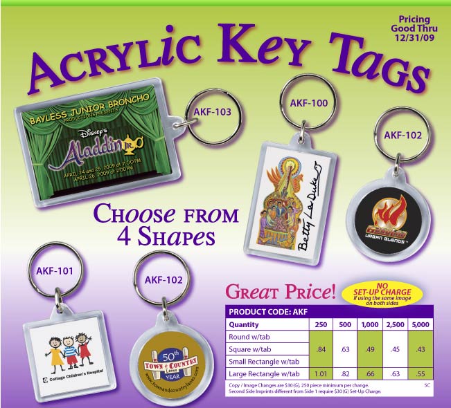 Key Tags Promotional Item
